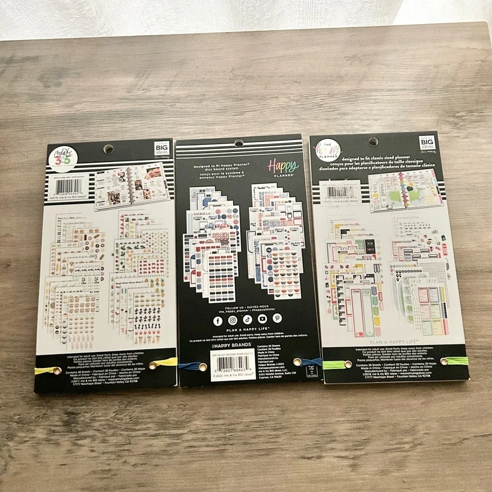 The Happy Planner and LiveLovePosh Sticker Book Lot 10 Books!